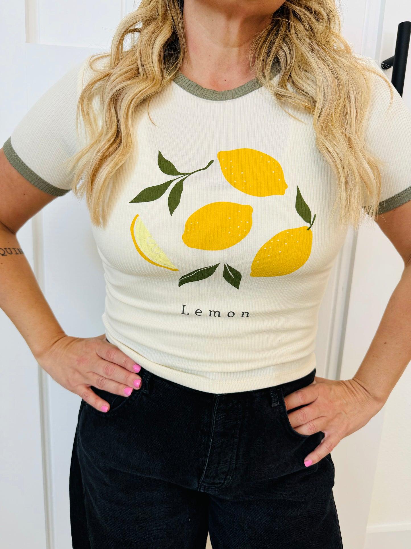 Lemon Grove Ringer Tee