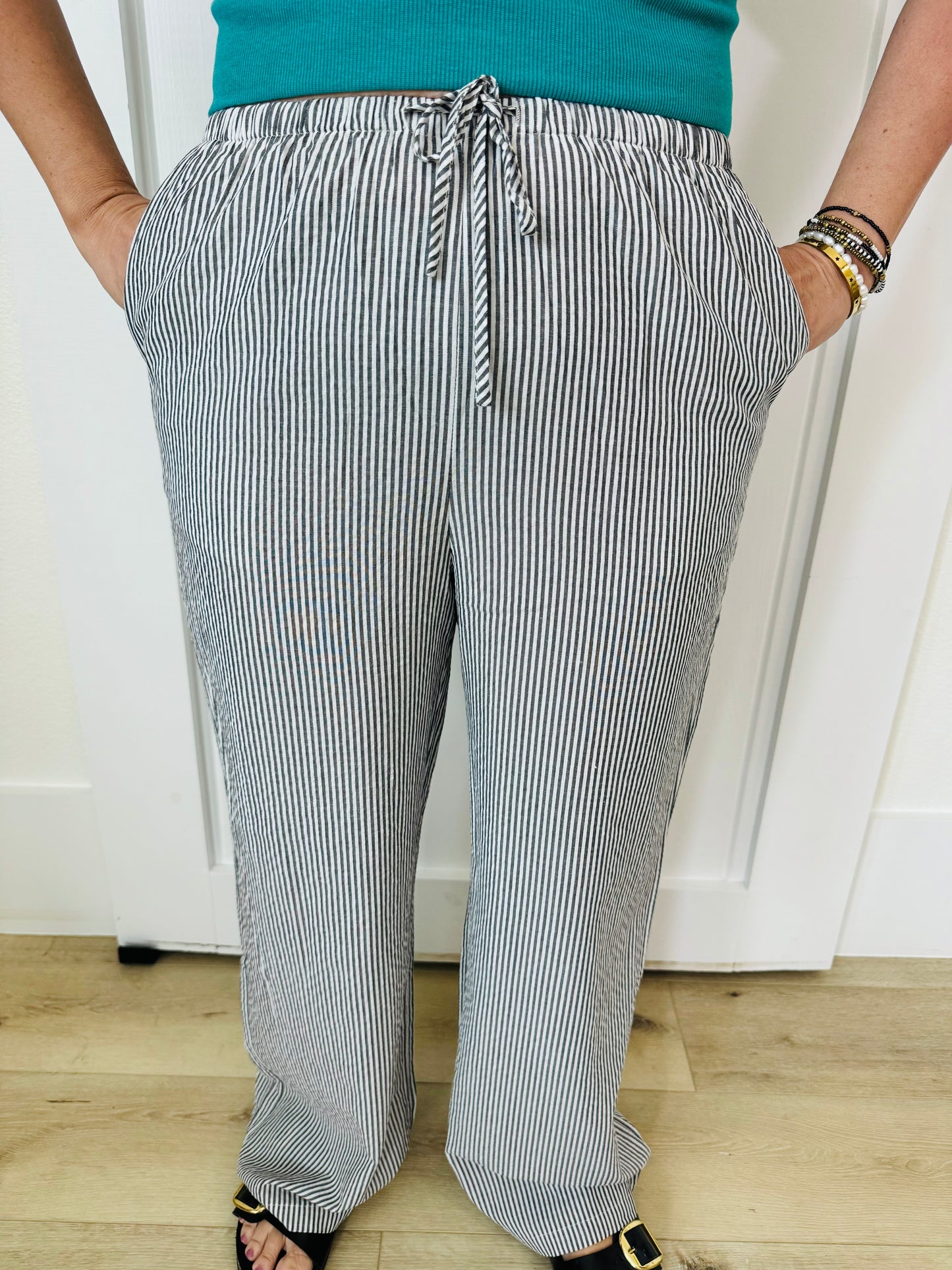 Uptown Striped Pants